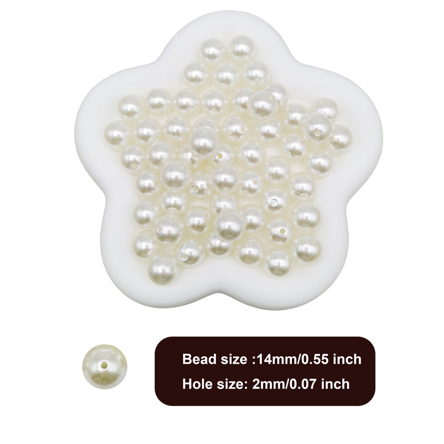 200-3000pcs Beige Pearls Beads,Plastic Faux Pearl with Hole,Loose Spacer Beads for Jewelry Making,Bracelets Necklaces Earrings DIY Accessory,Crafts Vase Filler Decoration 4mm 6mm 8mm 10mm 12mm